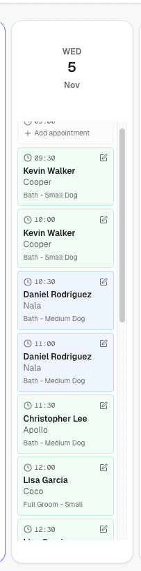 Simple Calendar View