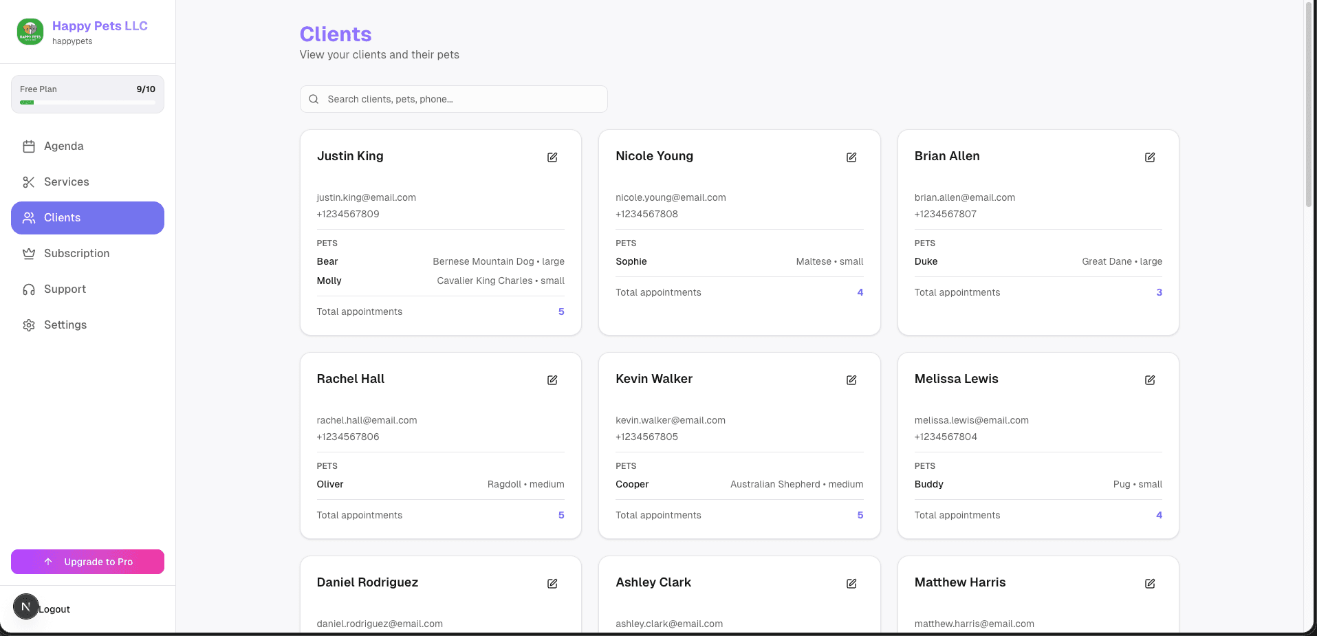 All Clients in One Place